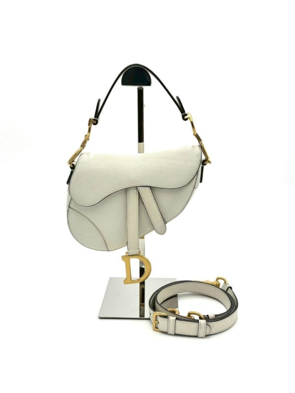 Dior Saddle Bag Gray Neckoff White - Picture 1 of 15